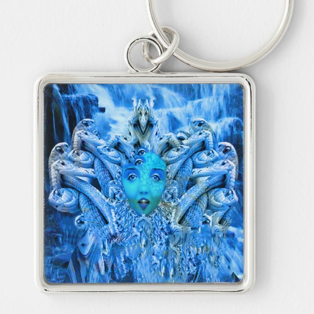 Medusa Metamorphosis Keychain (Front)