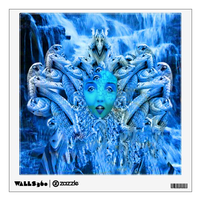 Medusa Metamorphosis Wall Decal (Front)