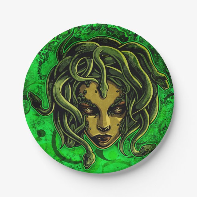 Medusa Paper Plates (Front)