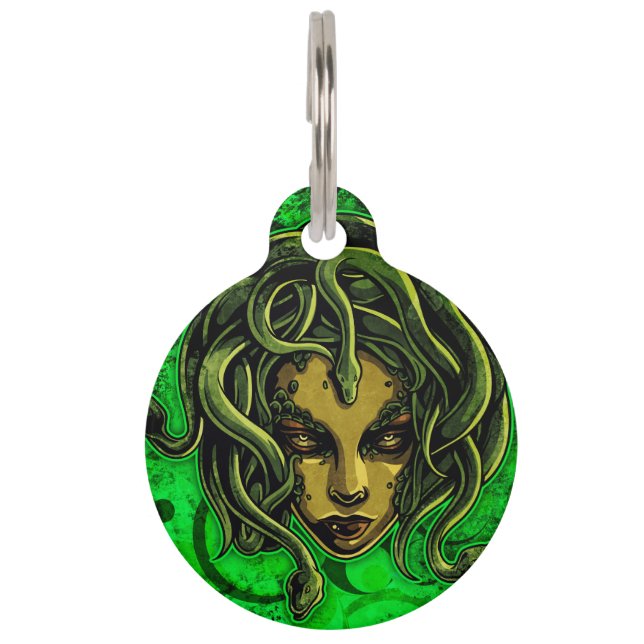 Medusa Pet ID Tag (Front)