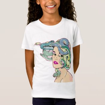 Medusa Pop Art T-shirt by earlykirky at Zazzle