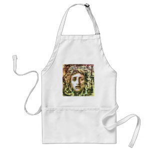 Medusa Portrait of a Gorgon Adult Apron