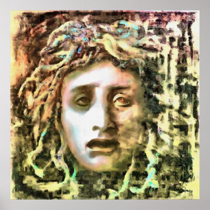 Medusa Portrait of a Gorgon Poster