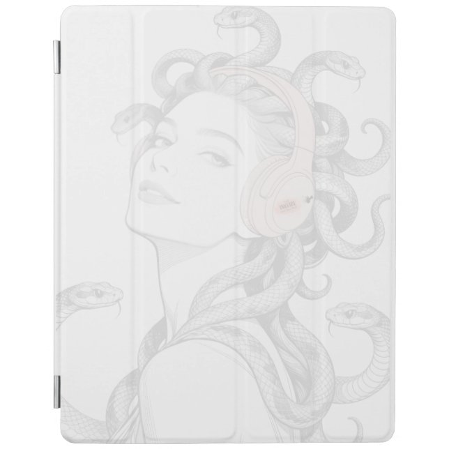 Medusa - pose for the camera. iPad smart cover (Front)