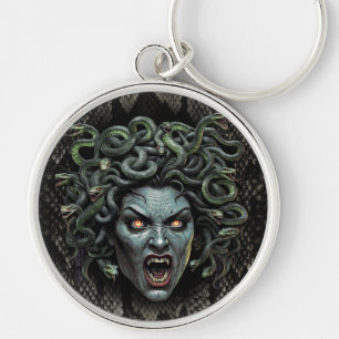 Medusa Queen of Stone Keychain