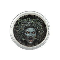 Medusa Queen of Stone Ring