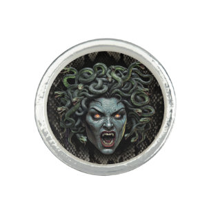 Medusa Queen of Stone Ring