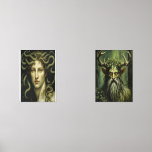 Medusa Renaissance Style Wall Art Sets
