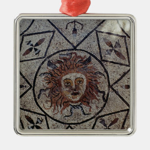 Medusa, Roman mosaic from the House of Orpheus Metal Ornament
