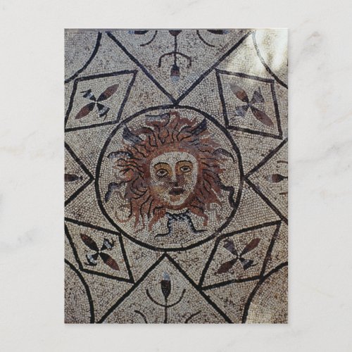 Medusa Roman mosaic from the House of Orpheus Postcard
