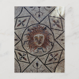 Medusa, Roman mosaic from the House of Orpheus Postcard