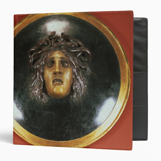 Medusa shield 3 ring binder (Front/Inside)