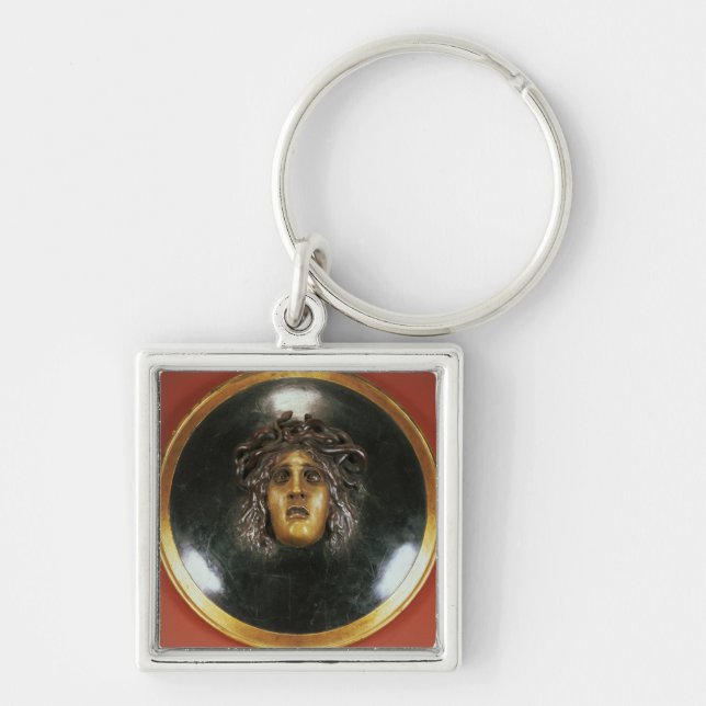 Medusa shield keychain (Front)