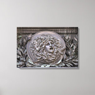 Medusa Shield of Athena Canvas Print