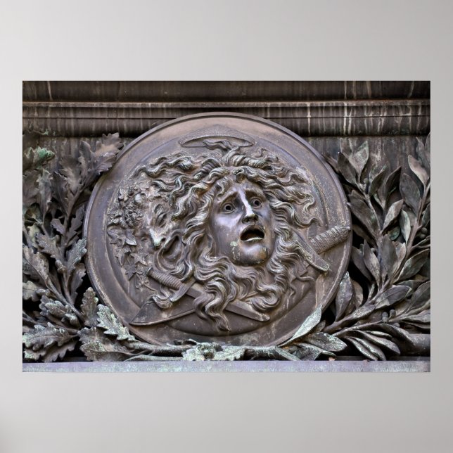 Medusa Shield of Athena Poster (Front)