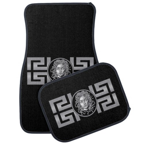 Medusa Silver Car Floor Mat