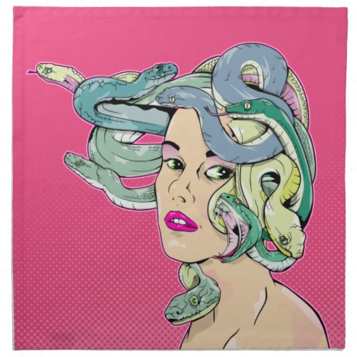 Medusa Snake Hair Cloth Napkin