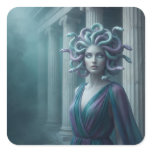 Medusa Square Sticker