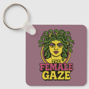 Medusa the Female Gaze Keychain