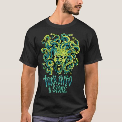 Medusa Turn Into Stone T_Shirt