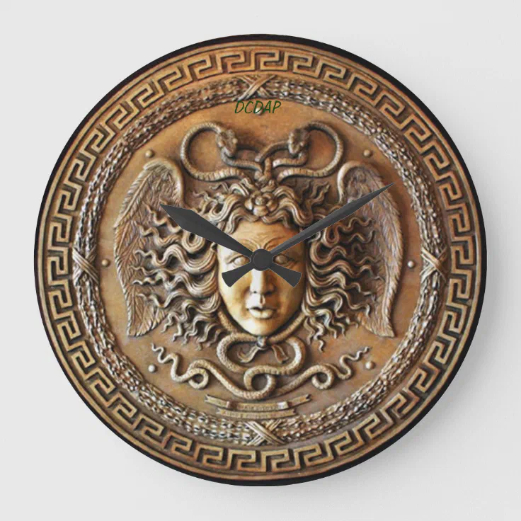 Medusa Wall Clock Zazzle