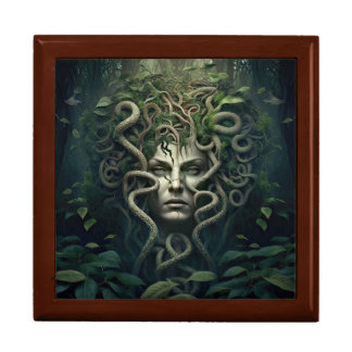 Medusa Wooden Keepsake Jewelry Box