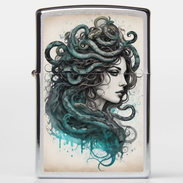 Medusa Zippo Lighter (Front)