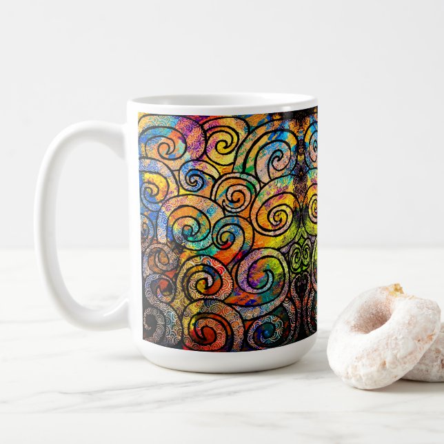 Medusa's Hair coffee mug (With Donut)