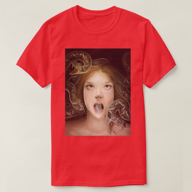 Medusax27s Lament Rattle Snakes T-Shirt (Design Front)
