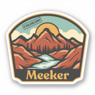 Meeker, Colorado Sticker