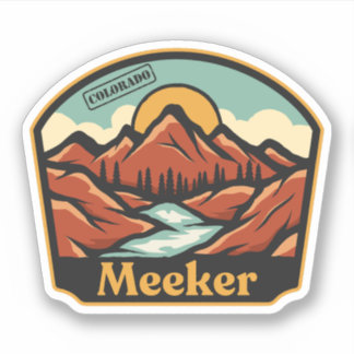 Meeker, Colorado Sticker