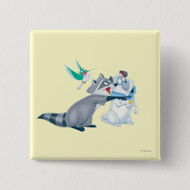 Meeko & Friends Button (Front)