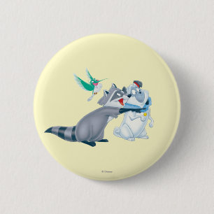 Meeko & Friends Pinback Button