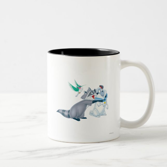 Meeko & Friends Two-Tone Coffee Mug (Right)