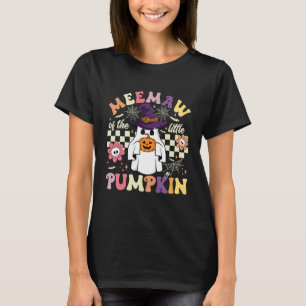 Meemaw of The Little Pumpkin Halloween Spooky Ghos T-Shirt