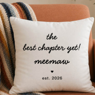 Meemaw Pillow Gift Best Chapter Yet