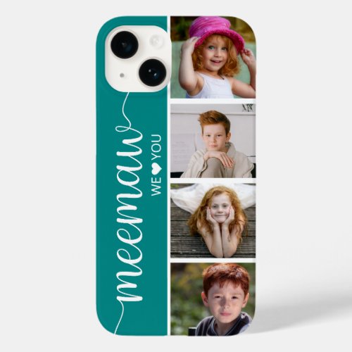 Meemaw We Love You Photo Case_Mate iPhone 14 Case