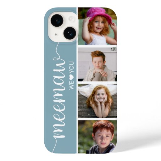 Meemaw We Love You Photo Case-Mate iPhone 14 Case