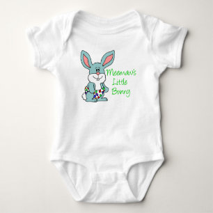 Meemaw's Little Bunny Baby Bodysuit