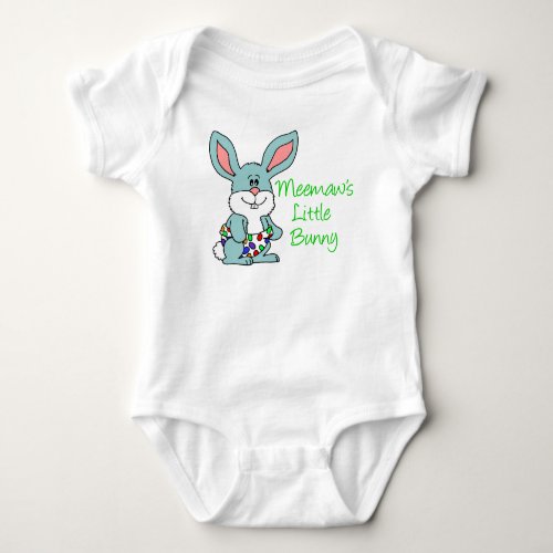 Meemaws Little Bunny Baby Bodysuit