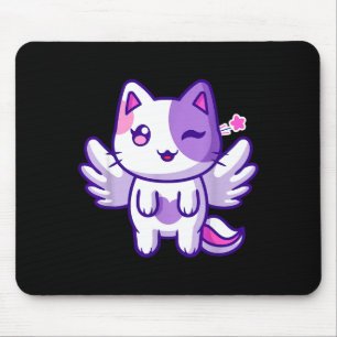 Meemeow Cute Cat Plu-shirt Mouse Pad