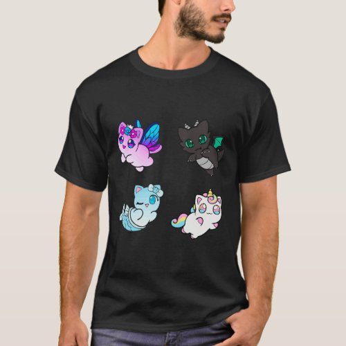 Meemeows Aphmau cat plush Sticker Pack Stickerpng T_Shirt