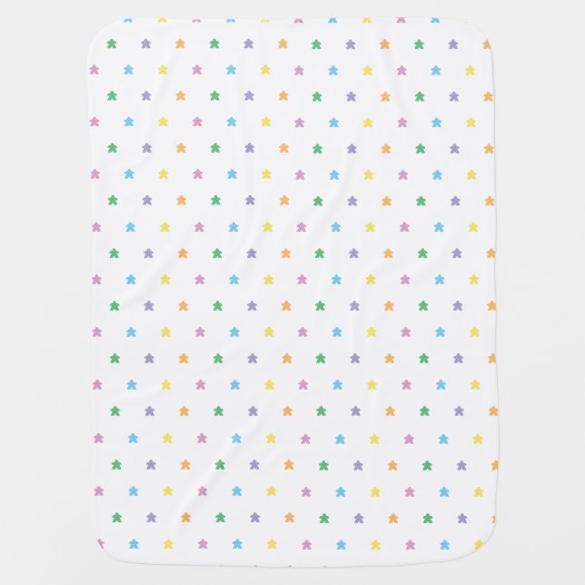 Meeple Baby Blanket (Front)