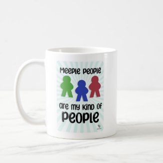 Meeple People Fun Board Game Life Motto