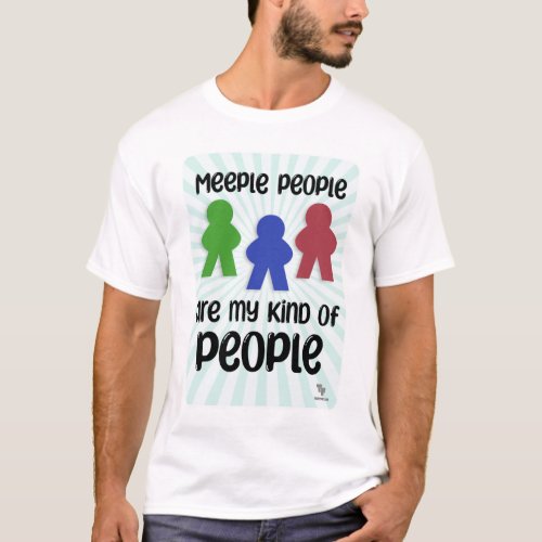 Meeple People Fun Board Game Night Slogan T_Shirt