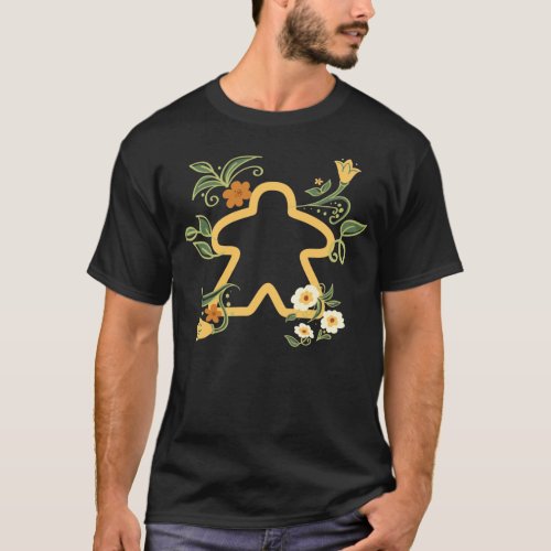 Meeple Plants and Flowers Board Games T_Shirt