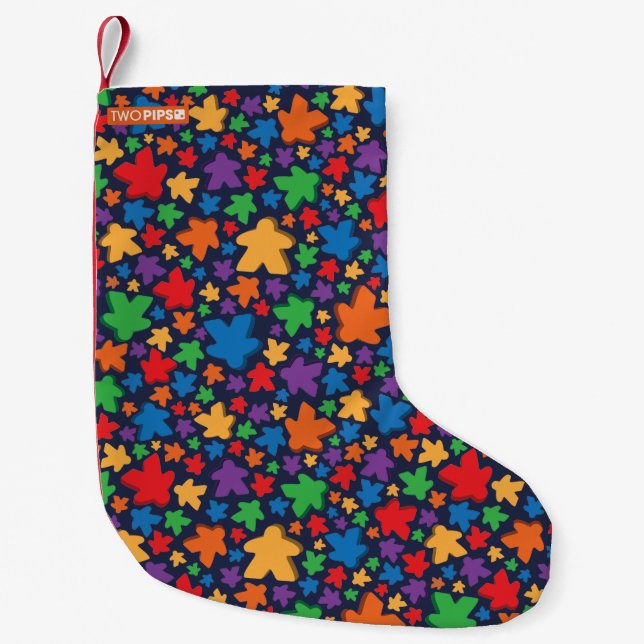 Meeple Print Christmas Stocking (Front)