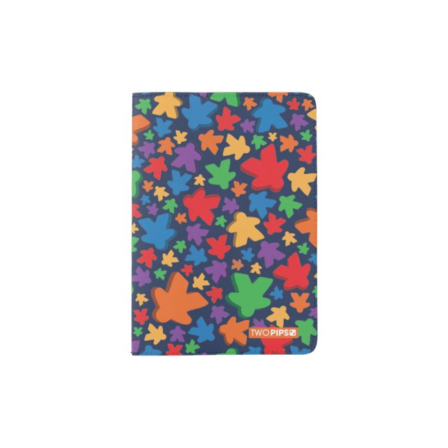 Meeple Print Passport Holder (Front)