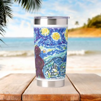 Meeple Starry Night Board Game Artsy Design