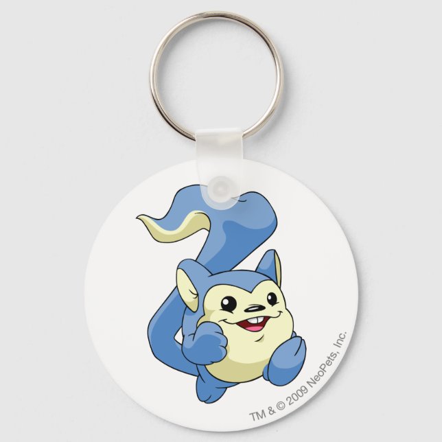 Meerca Blue Keychain (Front)